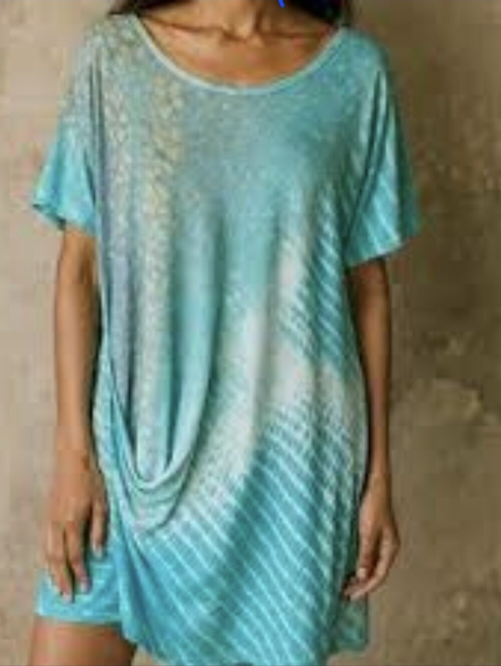 Johnny Was "Biya Nesse" Tie-Dye Tunic Dress/Kaftan XS